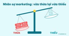 Nhân sự marketing: vừa thừa lại vừa thiếu